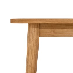 Tsinge sofabord i naturolieret ege finr 125 x 70 cm 