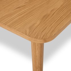 Tsinge sofabord i naturolieret ege finr 70 x 70 cm 