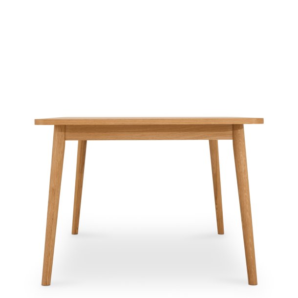 Tsinge spisebord i naturolieret ege finr 200(300) x 100 cm med tillgsplader