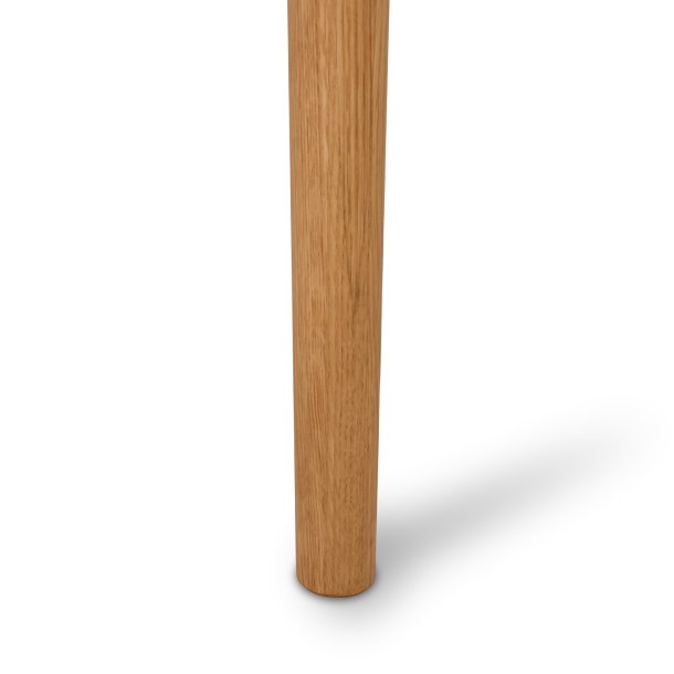 Tsinge spisebord i naturolieret ege finr 200(300) x 100 cm med tillgsplader