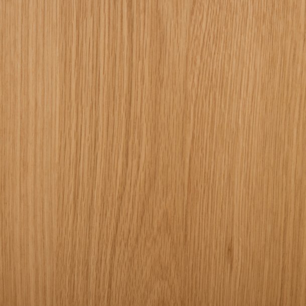 Tsinge vitrineskab i naturolieret ege finr 190 x 100 cm med soft close og indbygget LED lys