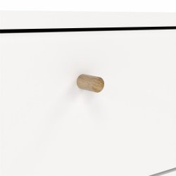 Esbjerg natbord 50x39 cm med 1 lge og 1 skuffe i hvid