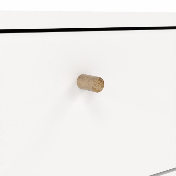 Esbjerg natbord 50x39 cm med 1 lge og 1 skuffe i hvid