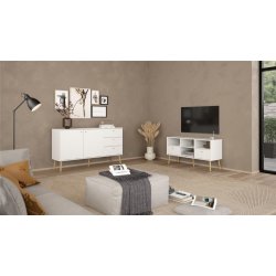 Esbjerg TV-bord 120 cm bred i hvid