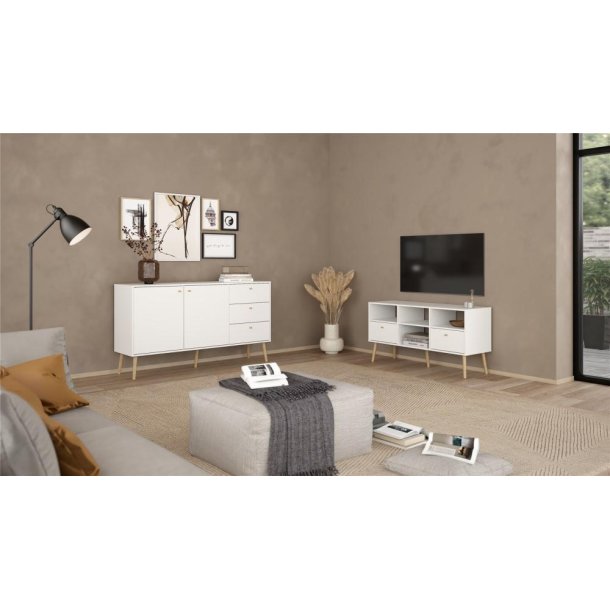 Esbjerg TV-bord 120 cm bred i hvid
