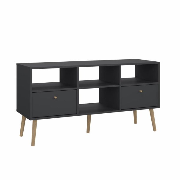 Esbjerg TV-bord 120 cm bred i mat sort