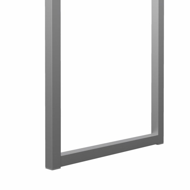 Prestige hvidt skrivebord 100 x 40 cm med 2 skuffer og metalstel