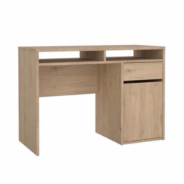 Prestige skrivebord 110 x 48 cm med 1 lge og 1 skuffe i egelook