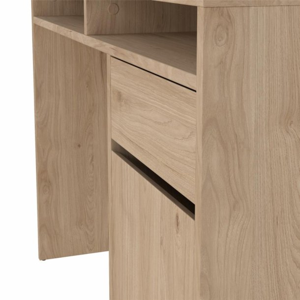 Prestige skrivebord 110 x 48 cm med 1 lge og 1 skuffe i egelook