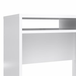 Prestige skrivebord 110 x 48 cm med 1 lge og 1 skuffe i hvid