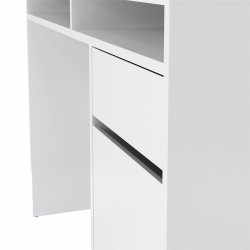 Prestige skrivebord 110 x 48 cm med 1 lge og 1 skuffe i hvid