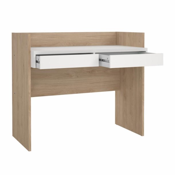 Prestige skrivebord 100 x 55 cm med 2 skuffer i egelook 
