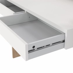  Prestige skrivebord 100 x 55 cm med 2 skuffer i egelook 