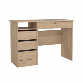 Prestige skrivebord 110 x 49 cm med 4 skuffer i egelook