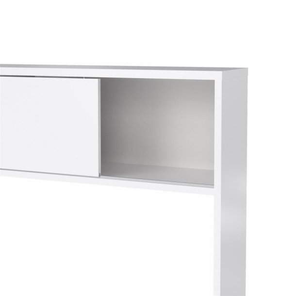 Prestige skrivebord med reol 150 cm i hvid