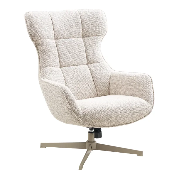 Skagen loungestol med drejefunktion i natur