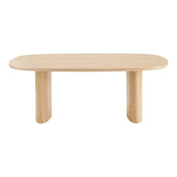 Fan spisebord 110x210cm i natur