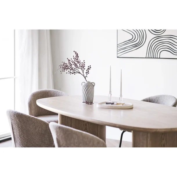 Fan spisebord 110x210cm i natur