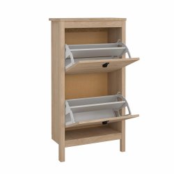 Lund skoskab med 2 klaplger fs i flere farver