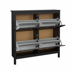 Lund skoskab med 4 klaplger fs i flere farver