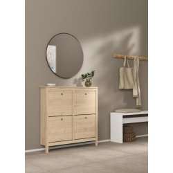 Lund skoskab med 4 klaplger fs i flere farver