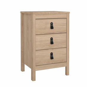 Lund natbord med 3 skuffer fs i flere farver