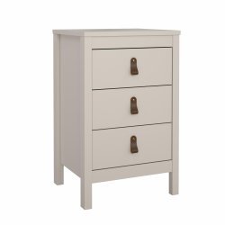 Lund natbord med 3 skuffer fs i flere farver