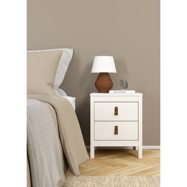 Lund natbord med 2 skuffer fs i flere farver