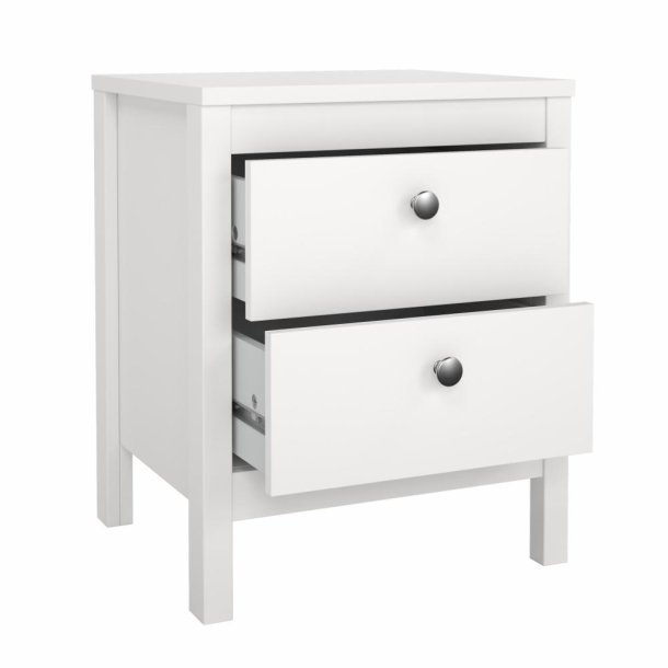 Lund natbord med 2 skuffer fs i flere farver