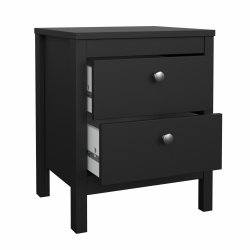 Lund natbord med 2 skuffer fs i flere farver