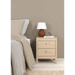 Lund natbord med 2 skuffer fs i flere farver