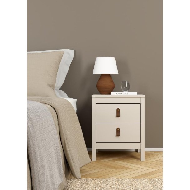 Lund natbord med 2 skuffer fs i flere farver