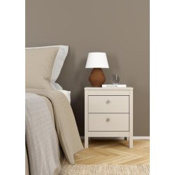 Lund natbord med 2 skuffer fs i flere farver