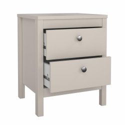 Lund natbord med 2 skuffer fs i flere farver
