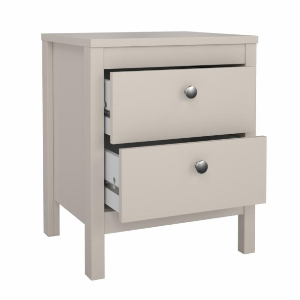 Lund natbord med 2 skuffer fs i flere farver