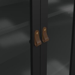  Lund vitrineskab med 2 glaslger og 3 skuffer fs i flere farver