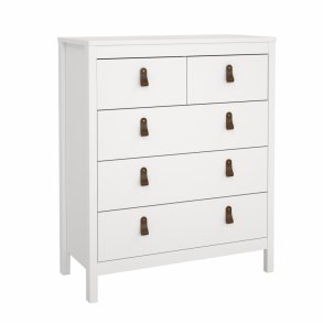 Lund kommode 5 skuffer 80 cm bred fs i flere farver