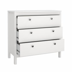 Lund kommode 3 skuffer 80 cm bred fs i flere farver