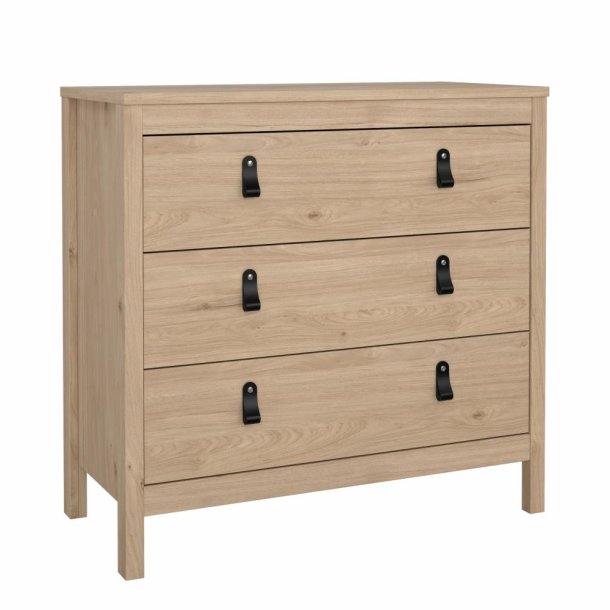 Lund kommode 3 skuffer 80 cm bred fs i flere farver