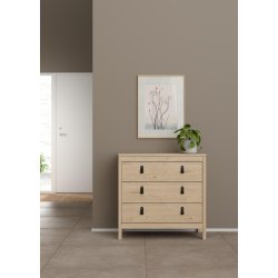 Lund kommode 3 skuffer 80 cm bred fs i flere farver