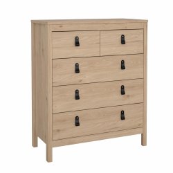 Lund kommode 5 skuffer 80 cm bred fs i flere farver