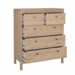 Lund kommode 5 skuffer 80 cm bred fs i flere farver