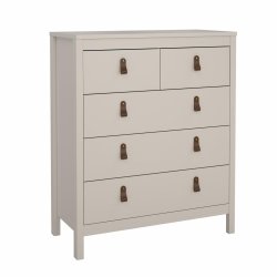 Lund kommode 5 skuffer 80 cm bred fs i flere farver