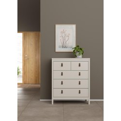 Lund kommode 5 skuffer 80 cm bred fs i flere farver