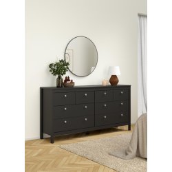 Lund kommode 8 skuffer 160 cm bred fs i flere farver