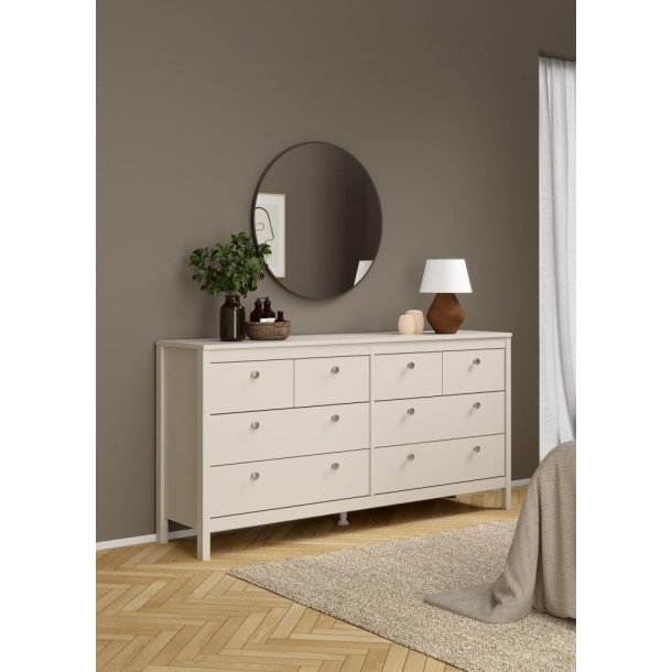 Lund kommode 8 skuffer 160 cm bred fs i flere farver