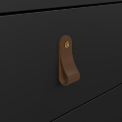 Lund skrivebord med 3 skuffer fs i flere farver 