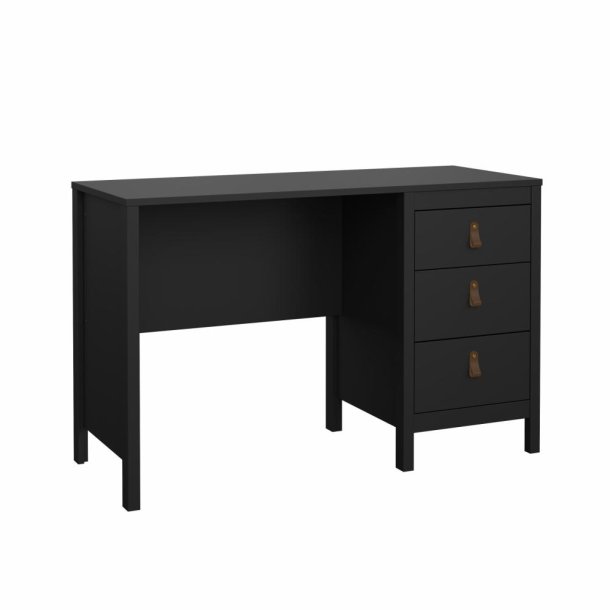 Lund skrivebord med 3 skuffer fs i flere farver 