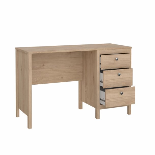 Lund skrivebord med 3 skuffer fs i flere farver 