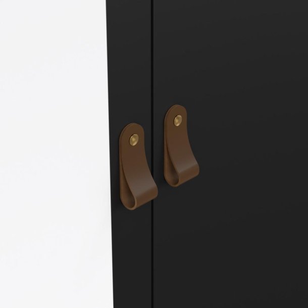 Lund garderobeskab m. spejl 100 cm bred fs i flere farver